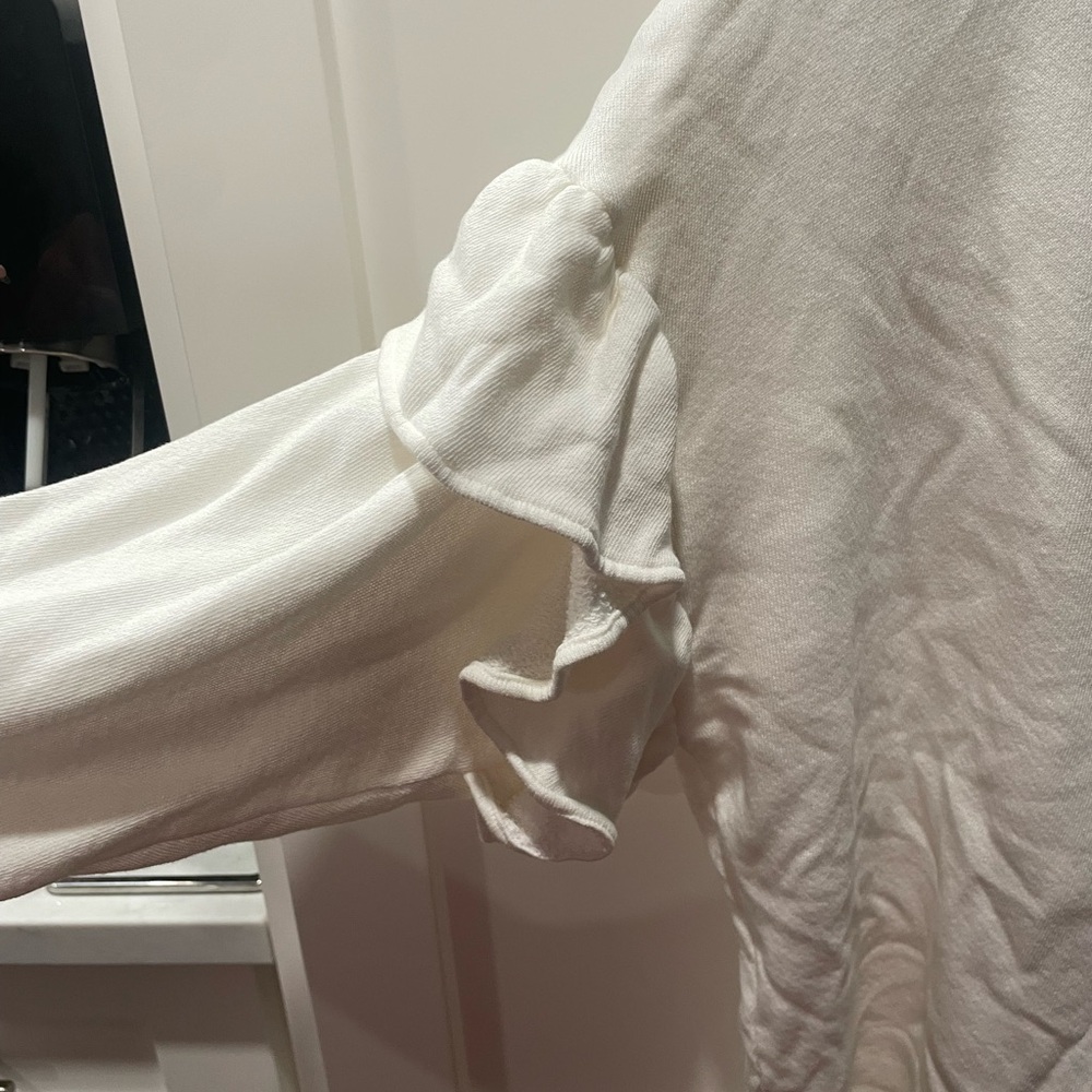 Current/Elliott The Ruffle Sweatshirt - Picture 4 of 5